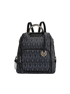 MKF Collection Cora Milan M Signature Trendy Backpack by Mia k NEW